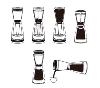 Illustration for article titled Kahva Coffee Maker Design Is Classy, Glassy